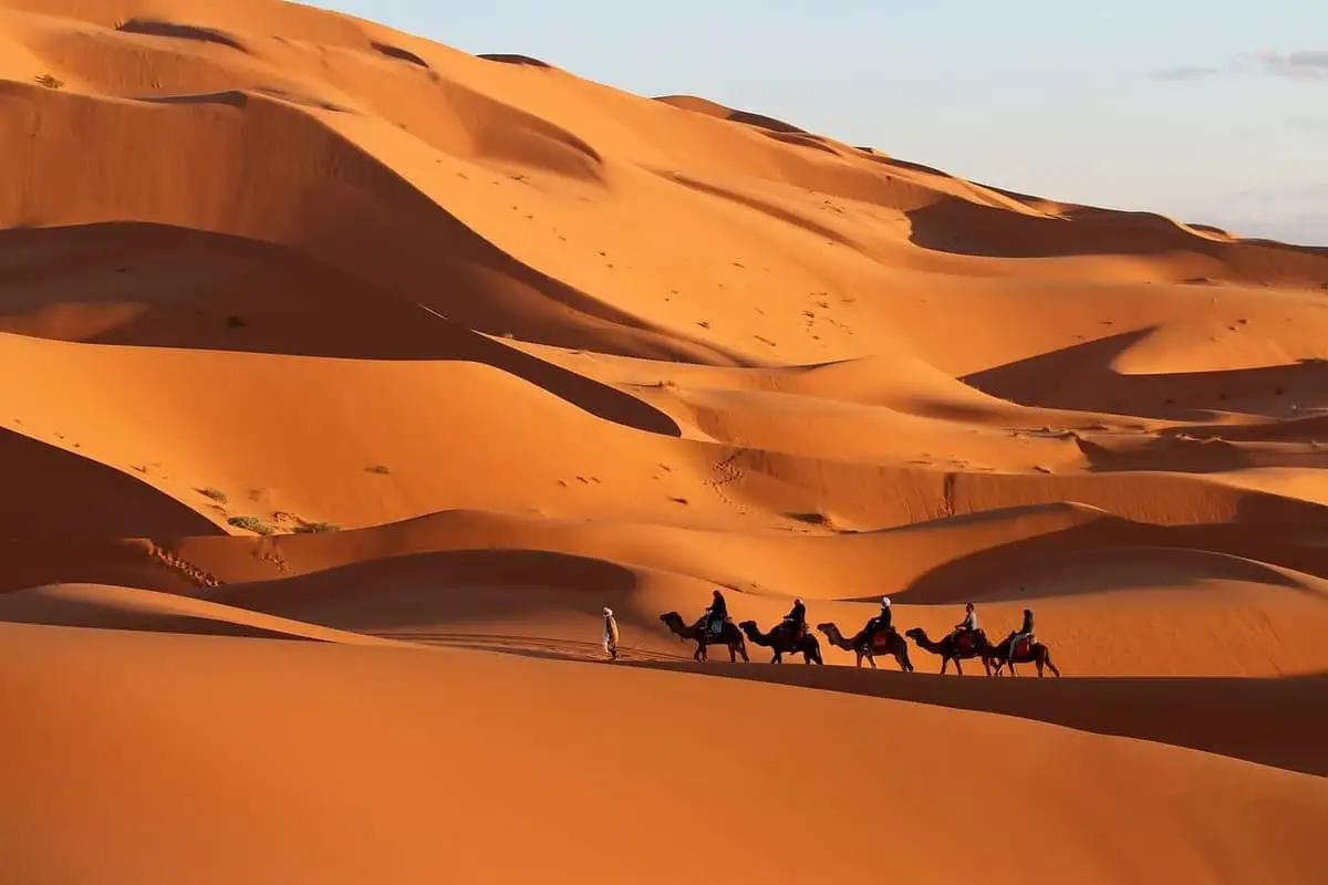 Dunas de Erg Chebbi, em Merzouga