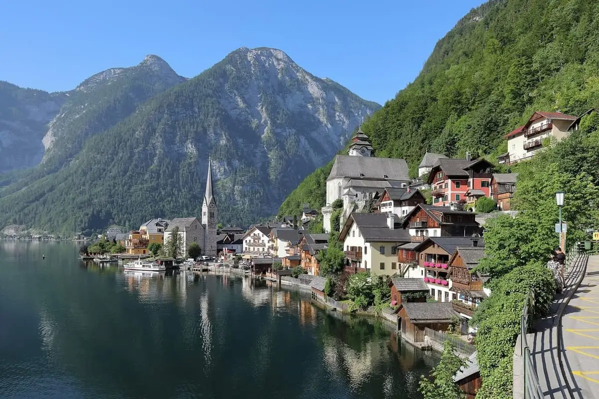 Hallstatt, na Áustria