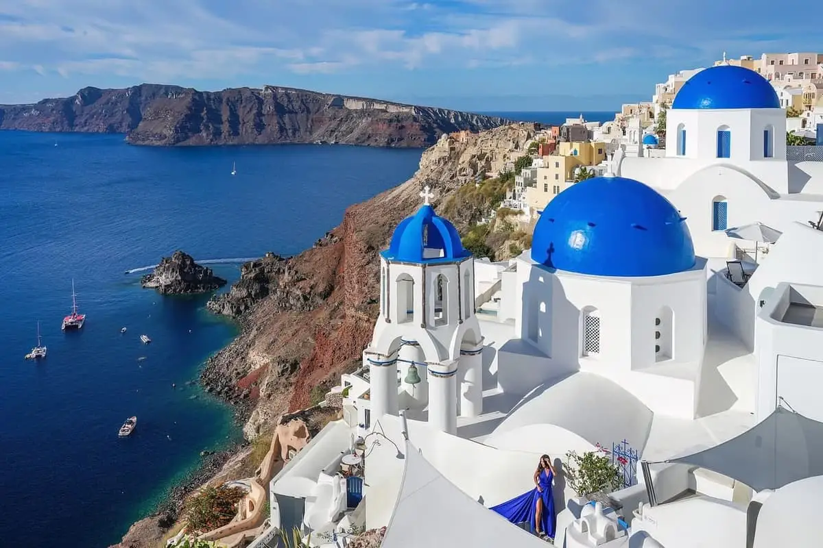 Oia, em Santorini